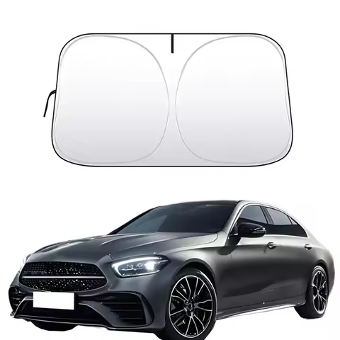 Car Window Sunshade Cover Sun Shade Windshield Visor Protector Windscreen For Mercedes Benz C Class 