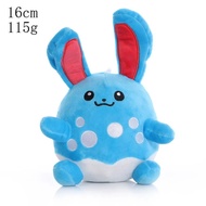 Pokemon Cute Azurill Marill Azumarill Plush Toy Stuffed Doll Evolutionary Chain Blue Water Polo Elf 