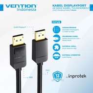 Vention Cable Displayport 4K 60Hz Thunderbolt Cable for Monitor - HAC. 1 Meter