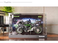 Authentic Qingdao Society 1:12 Kawasaki Ninja H2R Model H2 Locomotive Artificial Alloy Motorbike Toy