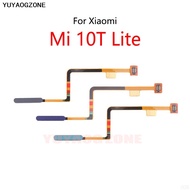 Home Button Fingerprint Scanner Touch ID Menu Return Sensor Flex Cable For Xiaomi Mi 10T Lite