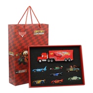 8/13/15Pcs Disney Pixar Cars Gift Box Metal Diecast lightning McQueen Car Model Toy Jackson Uncle Tr