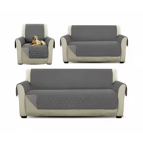 1/2/3 Seat Sofa Cover, Sofa Cover Can Be Flipped Sofa Cover Waterproof Furniture Protective Cover Pe
