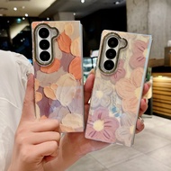 For Samsung Galaxy Z Fold6 Premium Luxury IMD Folding Protective cover For Galaxy Z Fold 3 4 5 6 5G 