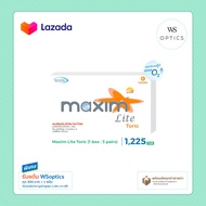 Wsoptics - Maxim Lite Toric คอนแทคเลนส์สายตาสั้นและเอียงรายเดือน (1 Box : 3 Pairs) [ค่าเอียง -2.25]