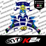 Decal sticker helmet KYT K2R misano