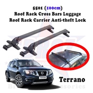 5501 (100cm) Car Roof Rack Roof Carrier Box Anti-theft Lock  Cross Bar Roof Bar Rak Bumbung Rak Bagasi Kereta- TERRANO