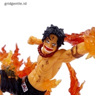 [Gridgentle] Boneka Anime Zero Fire Fist Luffy Ace Patung Koleksi