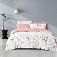 Epitex (Quilt Cover Set) 1200TC Hybrid Botanic Bedsheet | Tencel Cotton Bedset