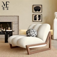 Designer Hotel Airbnb Minimalist Style Sofa Chair Leisure Furniture Cotton Linen Material No Storage