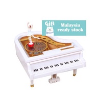 Piano music box Ballet Music box White piano music box Ballerina Girl Gift