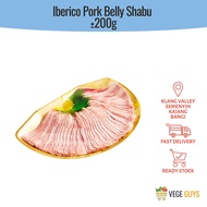 Iberico Pork Belly Shabu 黑毛猪涮涮花肉 (+/-200g)