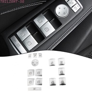 Interior Trim Accessories for Mercedes-Benz Door Armrest Buttons C-Class E-Class#twi