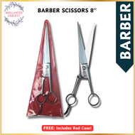 Barber Scissor 8 Inches (Sharpened) - Basyada Asero Shears Original High Quality Shear Hair Cut Tool