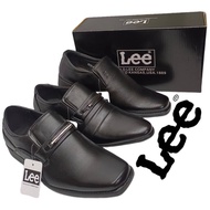 Lee Classic Men's Black Formal Office Business Shoes/ Kasut Formal Lee Hitam Lelaki