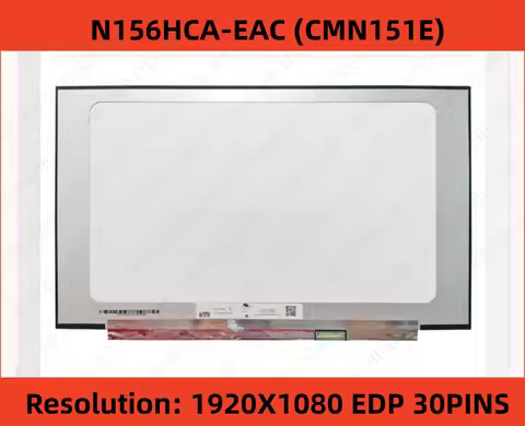 15.6" Slim LED Matrix N156HCA-EAC REV C1 Laptop Lcd Screen Panel Display 1920*1080 FHD IPS FRU 5D10X