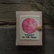 Mission to the moon notebook handmadenotebook diaryhandmade 筆記本