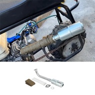 Exhaust Pipe Kit For Mini Bike For Predator 212 CT200U BT200X CT200U-EX 6.5Hp Baja Warrior Massimo M
