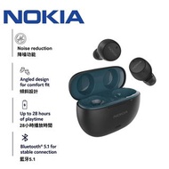 NOKIA - Micro Earbuds Pro 真無線耳機 雙麥克風 藍牙5.1 降噪 IPX5 最高28小時播放時間 TWS-521 黑色
