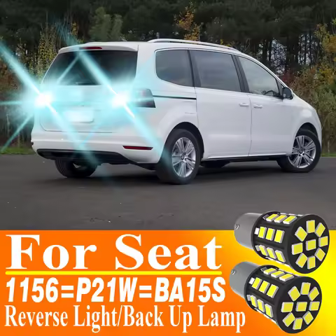 2pcs P21W 1156 BA15S Led Reverse Light Back Up Lamp Bulb 12v For Seat Ibiza 6l 6j Leon 1p 1m Arona A