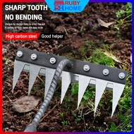 Precision Steel✔Rake Kalaykay with Handle 5/7/8 Teeth Rake for Garden Kalaykay Heavy Duty with Long 