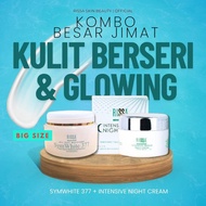 [KOMBO JIMAT RISSA SKIN] SYMWHITE 377 + INTENSIVE NIGHT CREAM (SYMWHITE DAN KRIM MALAM SAIZ BESAR UN