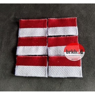 MERAH Embroidery/Bet/Badge/Patch/Emblem Red and White Flag 3x5 Cm