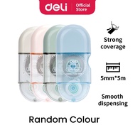 Deli Mini Correction Tape Assorted Color Stationary School Supplies EH350