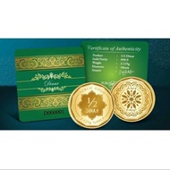 1/2 Dinar Public Gold ( Ready Stock)