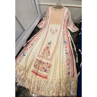 The latest elegant and elegant hindi anar tongue bordil Gamis, premium rayon twill cotton, fits 40-8
