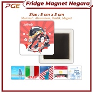PGE Fridge Magnet Fridge Magnet Landmark Series Country Souvenirs Various Souvenirs Gifts