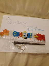 哈利波特 妙麗格蘭傑 金屬 魔杖 匙扣