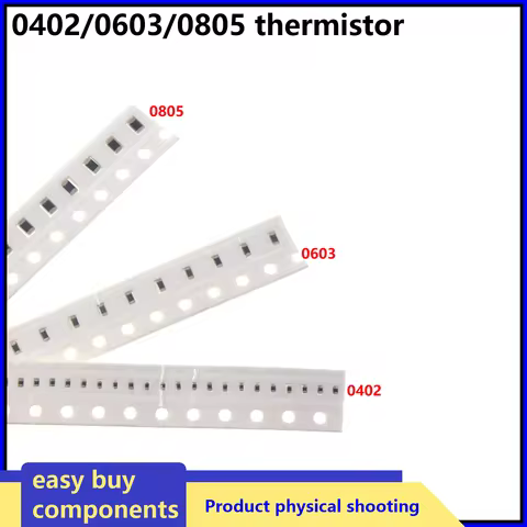 20pcs Thermal Resistor NTC SMD 0402 0603 0805 1206 Thermistor Sensor 1% 1K 2.2K 3.3K 4.7K 6.8K 10K 1