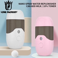 Mini 50ML Nano Water Mist Sprayer Facial Steamer Face Nano Spray Beauty Tools USB Rechargeable 便携式纳米喷雾补水仪
