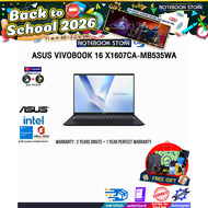[ผ่อน0%10ด.]ASUS VIVOBOOK 16 X1607CA-MB535WA/Ultra 5 225H/ประกัน2YearsOnsite+1YearPerfectWarranty/BY