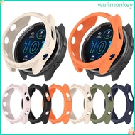 WU For Garmin-Forerunner 965 Antiscratch Bumper-Case Frame Housing Screen Protector