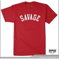 SAVAGE UNIVERSITY T SHIRT SAVAGE LIFE LIT HIP HOP 21 SAVAGE Sleeve Tee Shirt Homme T shirt