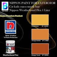 Nippon Paint Weatherbond Flex Exterior collection 1 Liter Field Daisy 1184D, Orange Badder 1198D, Or