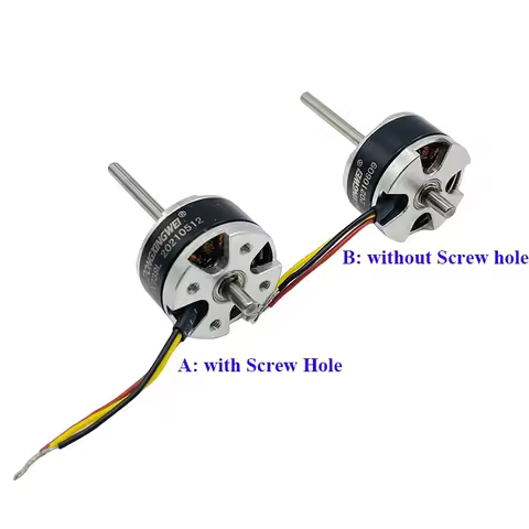 Mini 1806 Outer Rotor Brushless Motor 3S-6S 1700KV DC 12V-24V 41000RPM High Speed 3-phase for Aircra