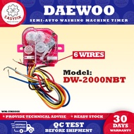 DW-2000NBT DAEWOO SEMI-AUTO WASHING MACHINE WASH TIMER TIMER MESIN BASUH DW2000NBT DW-2000 DW 2000NB