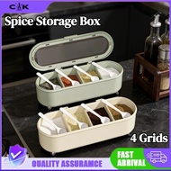 4 IN 1 Kitchen Seasoning Box Spices Seasoning Set Salt Pure Container Storage Box For Kitchen Use