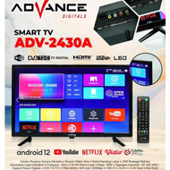Tv Led 24 inch Smart Android Advance ADV-2430A Android Tv Garansi Resmi