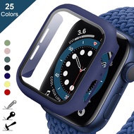 Glass+Case For iWatch Serie 6 5 4 3 2 1 SE 44mm 40mm iWatch Case 42mm 38mm Bumper Screen Protector+Cover Watch Accessorie