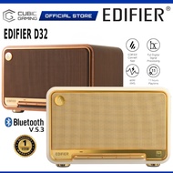 Edifier D32 Vintage Retro Bluetooth Speaker with AirPlay 2 / Classic Design High-Fidelity Desktop Wi