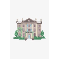 MANSION Cross Stitch Kit Picture Size 6.29" x 4.52"
