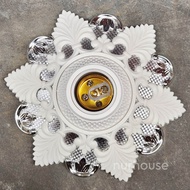 FITING LAMPU HIAS ORNAMEN PLAFON GYPSUM PVC GRC