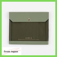 Hobonichi Techo Aileron Document Case (Olive) Planner Accessory