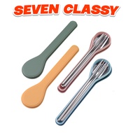 SC - 2IN1 Cutlery Set H1086 Stainless Steel Spoon Fork Plus Thick Food Grade Box
