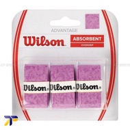 Grip Overgrip Over Wilson Advantage Absorbent 3in1 3 Tennis Purple Tennis - Unit