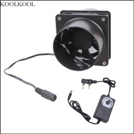 KOOK 8cm In Line Air Blower 12V 0 4A Ventilation Blower Ventilation Fan Bilge In Line